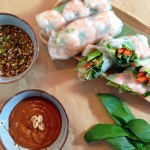 Vietnamese Shrimp Summer Rolls with Two Dipping Sauces